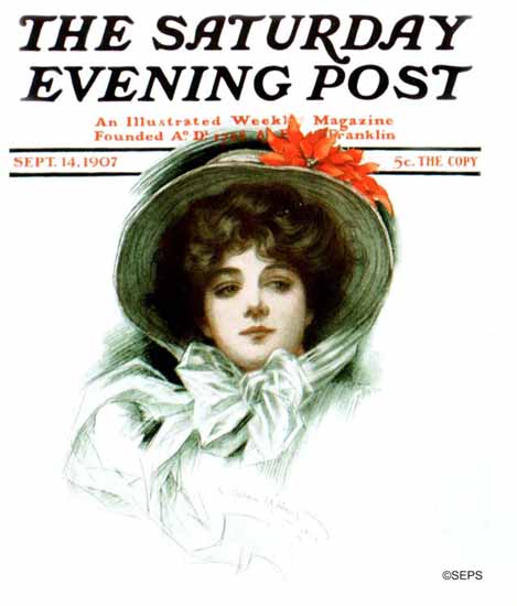 Charles Allan Gilbert Saturday Evening Post Cover 1907_09_14 | The Saturday Evening Post Graphic Art Covers 1892-1930