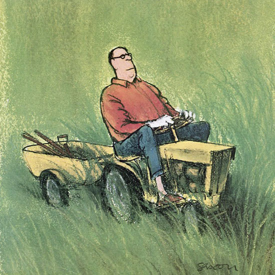 Charles D Saxon The New Yorker 1963_08_03 Copyright crop | Best of 1960s Ad and Cover Art