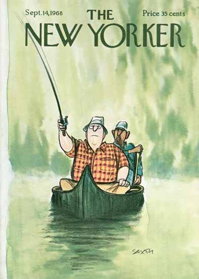 Charles D Saxon The New Yorker 1968_09_14 Copyright | The New Yorker Graphic Art Covers 1946-1970