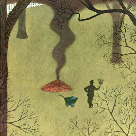 Charles E Martin The New Yorker 1953_11_14 Copyright crop | Best of Vintage Cover Art 1900-1970
