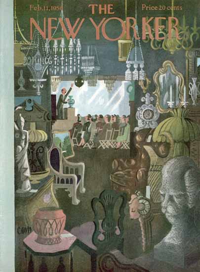 Charles E Martin The New Yorker 1956_02_11 Copyright | The New Yorker Graphic Art Covers 1946-1970