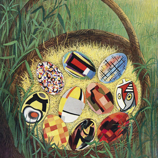 Charles E Martin The New Yorker 1963_04_13 Copyright crop | Best of Vintage Cover Art 1900-1970