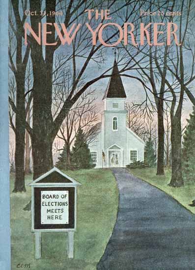 Charles E Martin The New Yorker 1964_10_31 Copyright | The New Yorker Graphic Art Covers 1946-1970