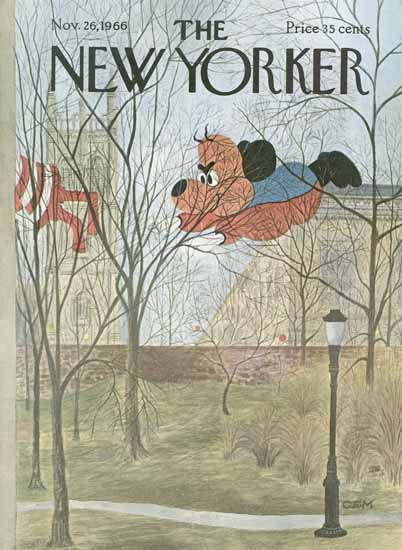 Charles E Martin The New Yorker 1966_11_26 Copyright | New Yorker -1970 Charles E Martin The New Yorker 1966_11_26 Copyright | The New Yorker Graphic Art Covers 1946-1970