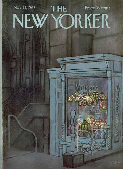 Charles E Martin The New Yorker 1967_11_18 Copyright | New Yorker -1970 Charles E Martin The New Yorker 1967_11_18 Copyright | The New Yorker Graphic Art Covers 1946-1970