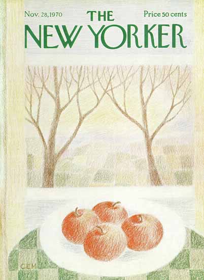 Charles E Martin The New Yorker 1970_11_28 Copyright | The New Yorker Graphic Art Covers 1946-1970