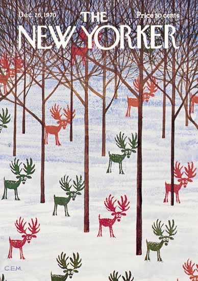 Charles E Martin The New Yorker 1970_12_26 Copyright | The New Yorker Graphic Art Covers 1946-1970