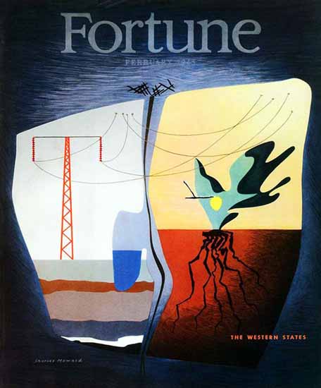 Charles Howard Fortune Magazine February 1945 Copyright | Fortune Magazine Graphic Art Covers 1930-1959