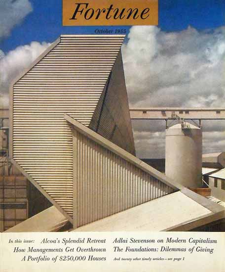 Charles Rotkin Fortune Magazine October 1955 Copyright | Fortune 1930-1959 Charles Rotkin Fortune Magazine October 1955 Copyright | Fortune Magazine Graphic Art Covers 1930-1959