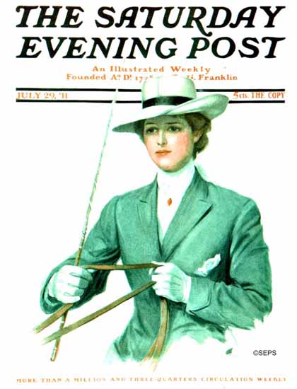Chase Emerson Artist Saturday Evening Post 1911_07_29 | The Saturday Evening Post Graphic Art Covers 1892-1930