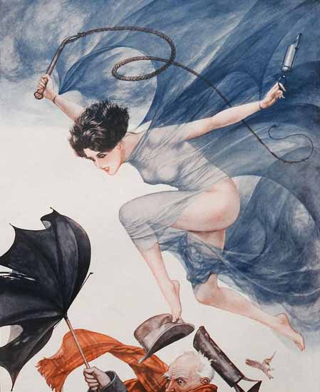 Cheri Herouard La Vie Parisienne 1926 Mlle Bourrasque page | La Vie Parisienne Erotic Magazine Covers 1910-1939