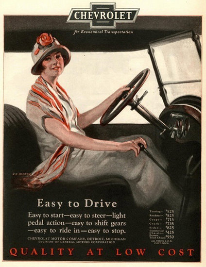 Chevrolet Lady Easy To Drive | Vintage Cars 1891-1970