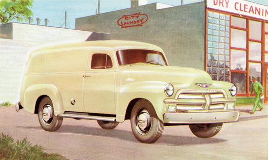Chevrolet Panel Delivery 1954 City Laundry | Vintage Cars 1891-1970
