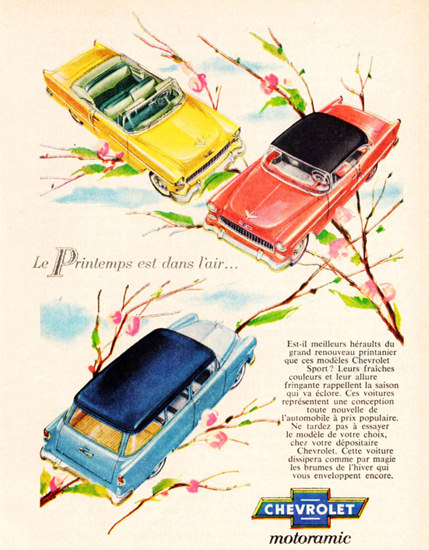 Chevrolet Sport 1955 Spring Motoramic | Vintage Cars 1891-1970