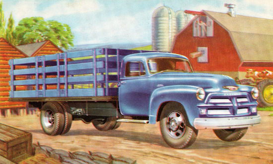 Chevrolet Stake Truck 1954 Farm | Vintage Cars 1891-1970