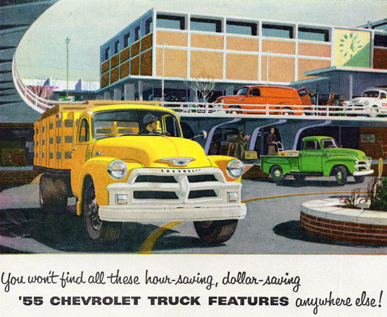 Chevrolet Trucks 1955 Hour Dollar Saving | Vintage Cars 1891-1970