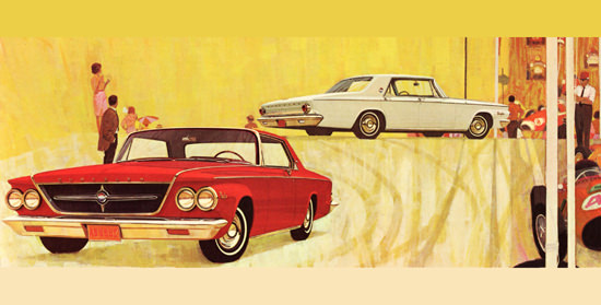 Chrysler 300 Hardtops 1963 Car Racing | Vintage Cars 1891-1970