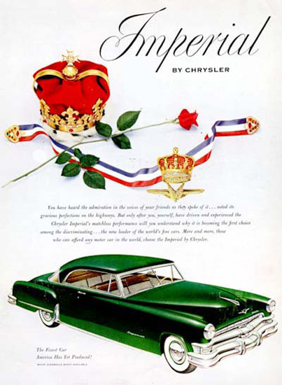 Chrysler Imperial 1952 Green | Vintage Cars 1891-1970