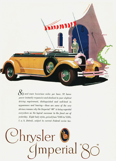 Chrysler Imperial 80 Dual Cowl Phaeton 1927 | Vintage Cars 1891-1970