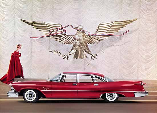Chrysler Imperial Convertible 1958 Ad Woman | Vintage Cars 1891-1970