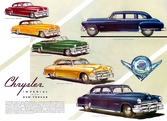 Chrysler Imperial New Yorker 6 Versions | Vintage Cars 1891-1970