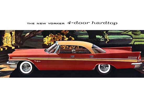 Chrysler New Yorker 4-Door 1957 Ad | Vintage Cars 1891-1970