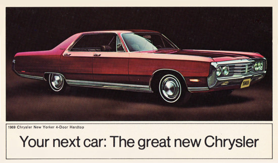 Chrysler New Yorker Hardtop 1969 You Next Car | Vintage Cars 1891-1970