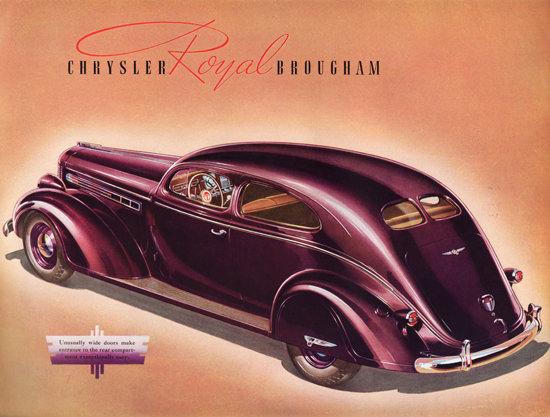 Chrysler Royal Brougham 1938 Wide Doors | Vintage Cars 1891-1970