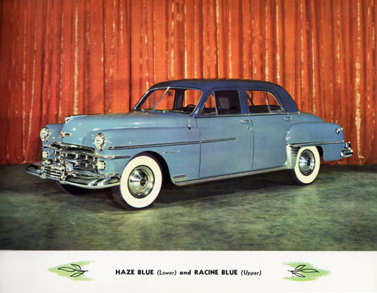 Chrysler Sedan 1950 In Haze Blue N Racine Blue | Vintage Cars 1891-1970