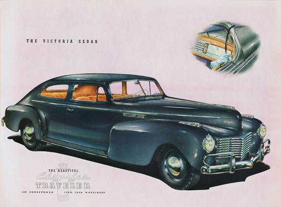 Chrysler Traveler Victoria Sedan 1940 | Vintage Cars 1891-1970