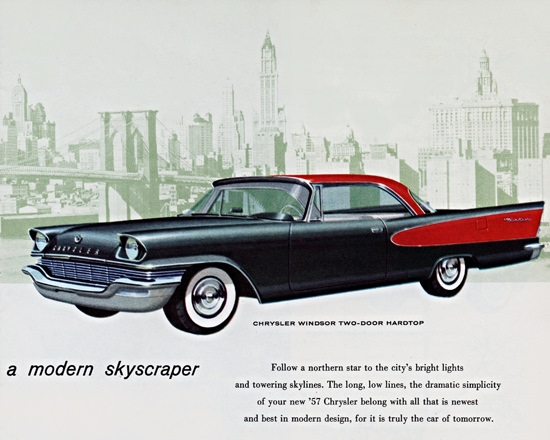 Chrysler Windsor Hardtop 1957 Skyscraper | Vintage Cars 1891-1970