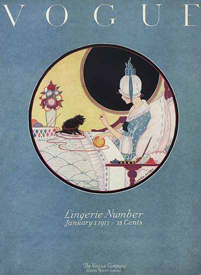 Claire Avery Vogue Cover 1917-01-01 Copyright | Mad Men Art