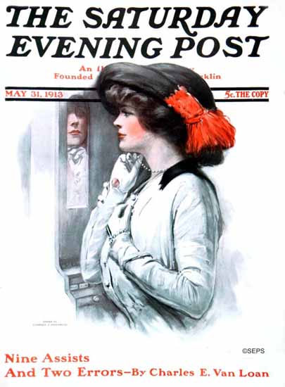 Clarence F Underwood Saturday Evening Post 1913_05_31 | The Saturday Evening Post Graphic Art Covers 1892-1930