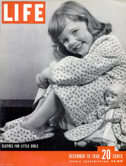 Clothes for little Girls 19 Dec 1949 Copyright Life Magazine | Life Magazine BW Photo Covers 1936-1970