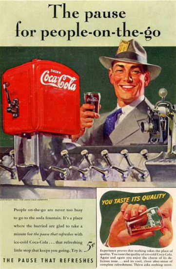 Coca-Cola Business Man 1941 | Vintage Ad and Cover Art 1891-1970
