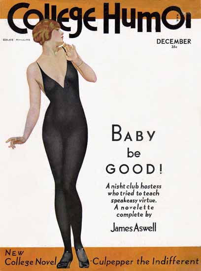 Coles Phillips College Humor Baby be GOOD Sex Appeal | Sex Appeal Vintage Ads and Covers 1891-1970