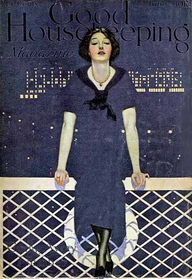 Coles Phillips Good Housekeeping June 1913 Fade Copyright Sex Appeal 