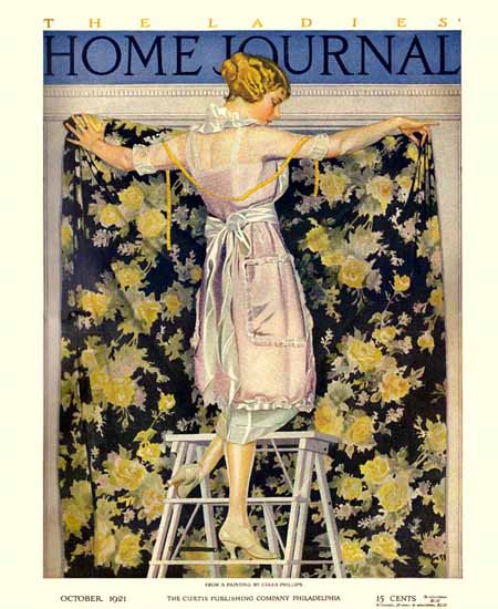 Coles Phillips Ladies Home Journal October 1921 Copyright Sex Appeal | Sex Appeal Vintage Ads and Covers 1891-1970