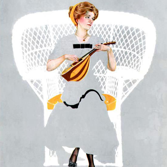 Coles Phillips Life Magazine Accompaniment 1911-06-15 Copyright crop | Best of Vintage Cover Art 1900-1970