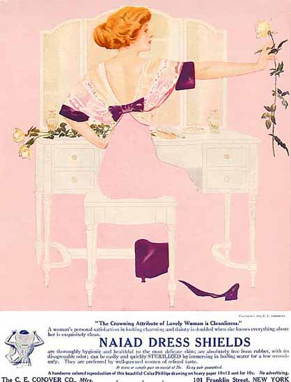 Coles Phillips Naiad Dress Shields Fadeaway Girl Conover New York C | 200 Coles Phillips Magazine Covers and Ads 1908-1927