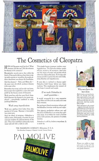 Coles Phillips Palmolive Soap Cleopatra 1920 C | 200 Coles Phillips Magazine Covers and Ads 1908-1927