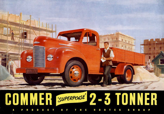 Commer 2-3 Tonner Rooters Group | Vintage Cars 1891-1970