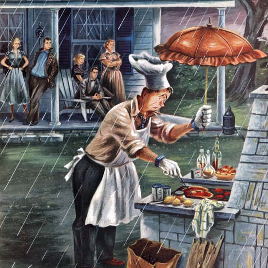 Constantin Alajalov Saturday Evening Post 1951_07_28 Copyright crop | Best of 1950s Ad and Cover Art