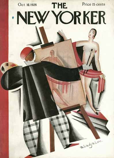 Constantin Alajalov The New Yorker 1926_10_16 Copyright | The New Yorker Graphic Art Covers 1925-1945