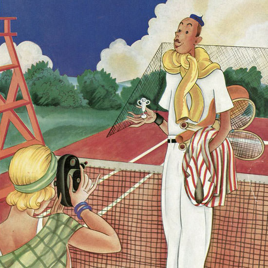 Constantin Alajalov The New Yorker 1931_08_29 Copyright crop | Best of 1930s Ad and Cover Art