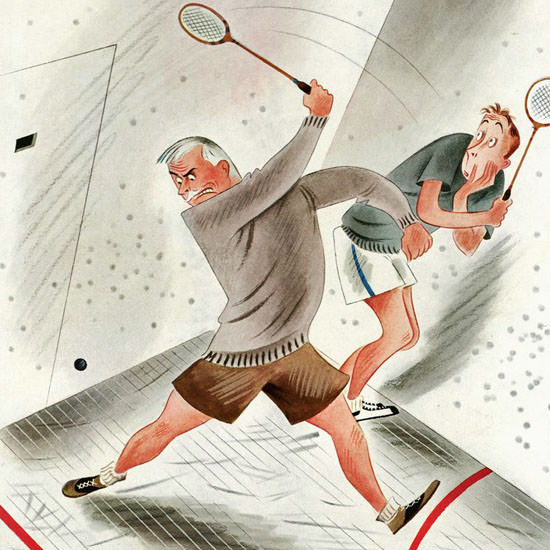 Constantin Alajalov The New Yorker 1936_03_07 Copyright crop | Best of Vintage Cover Art 1900-1970