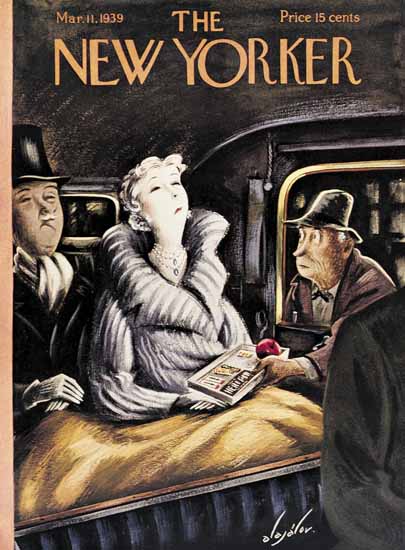 Constantin Alajalov The New Yorker 1939_03_11 Copyright | The New Yorker Graphic Art Covers 1925-1945