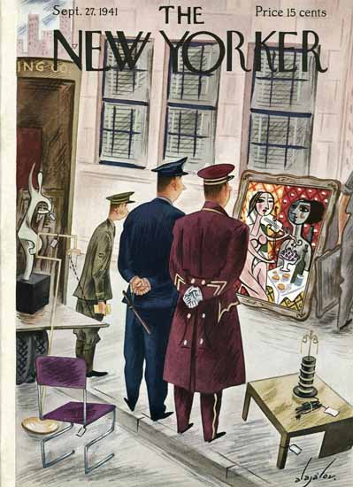 Constantin Alajalov The New Yorker 1941_09_27 Copyright | The New Yorker Graphic Art Covers 1925-1945