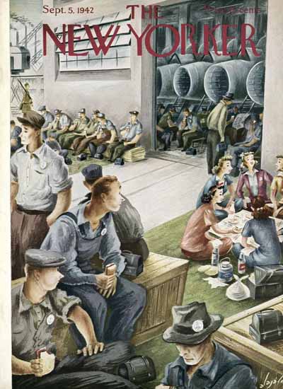 Constantin Alajalov The New Yorker 1942_09_05 Copyright | The New Yorker Graphic Art Covers 1925-1945