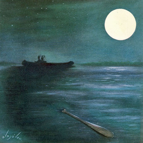 Constantin Alajalov The New Yorker 1951_07_07 Copyright crop | Best of 1950s Ad and Cover Art